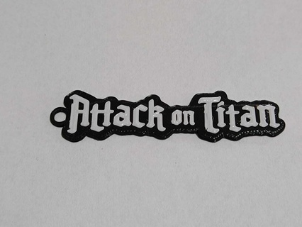attack titan anime key ring key rings anime keychain snk aot shingeki kyojin attack titan  3d print model - Mito3D
