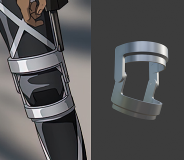 attack titan final season suit knee armor 3d model print stl Tools on maneuver gear shingeki no kyojin mikasa ackerman eren yeager levi resin sla cosplay 3d print model - Mito3D