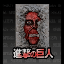 attack titan wall magnet manga anime statue eren colosal jaw 3d stl collections shingeki no kyojin fanart models toy model armored 3d print model - Mito3D