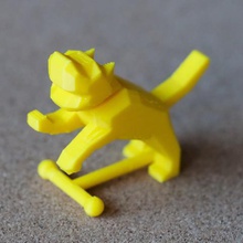 atacante do tigre arte 3d print model - Mito3D