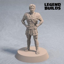 atteus younger 3d printable miniature game tabletop wargaming soldier miniatures dungeons dragons dandd rpg ttrpg 3d print model - Mito3D