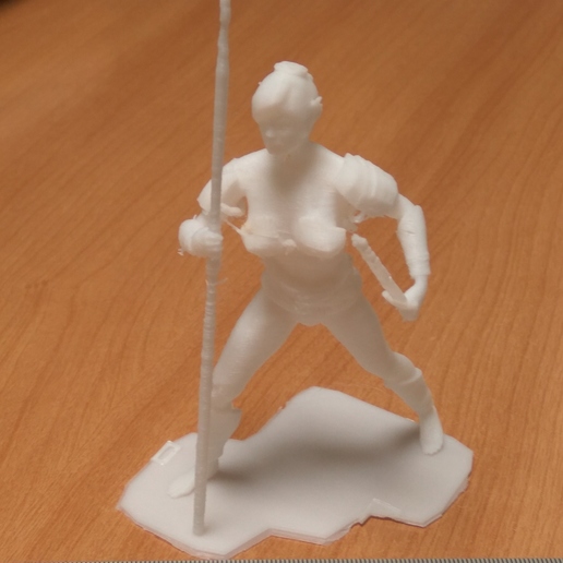 atractivo guerrero elfo art niña elf carácter jóvenes hermoso 3D print model - Mito3D