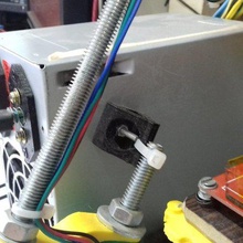 atx ps holder tool 3d printer accessories power supply leg filament spool attach 3d print model - Mito3D