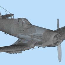 au-1 fighter usa war ii 3d print model - Mito3D
