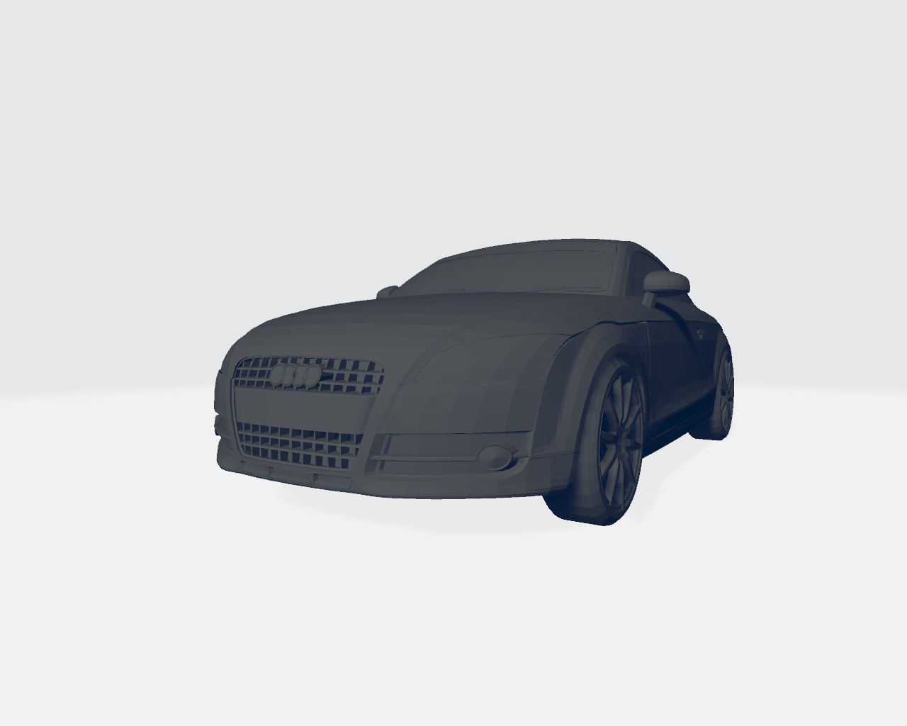 audi Zuhause Haus Sport Wagen Geschwindigkeit 3D print model - Mito3D