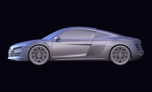 Audi araba 3d print model - Mito3D