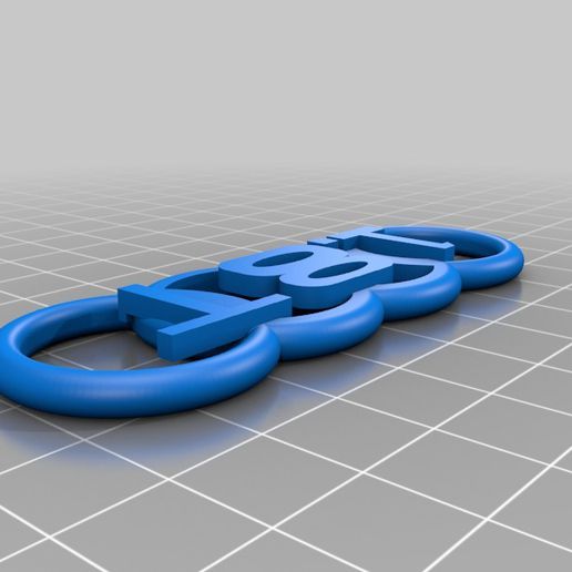 audi 18t porte clés 3D print model - Mito3D