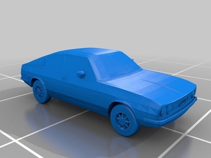 audi 100 cupé coches tuning detalle 3d print model - Mito3D