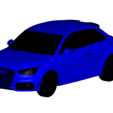 Audi a1 3d print model - Mito3D