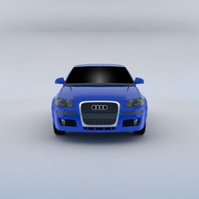 audi a3 sportback 2004 3d model game automotive car vehicle 3d print model - Mito3D