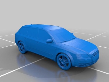 audi a4 avant cars tunning detail 3d print model - Mito3D