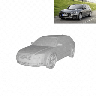 Audi a4 avant 3d print model - Mito3D