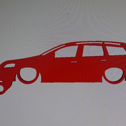 audi a4 b7 Avantgarde rs4 Bahnhof Wagen Anhänger Gadget 3D print model - Mito3D