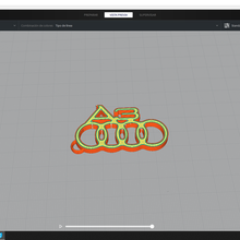 audi a4 chave anel arte chaveiro 3d print model - Mito3D