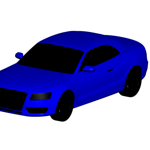 Audi a5 3D print model - Mito3D