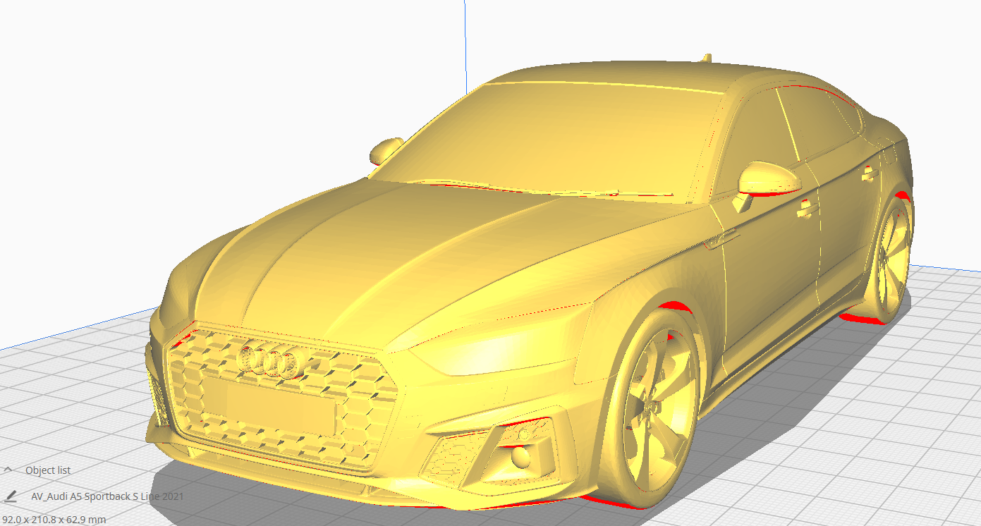 Audi a5 sportback hat 2021 oyun 3D print model - Mito3D