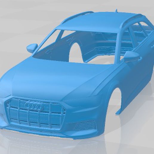 audi a6 allroad quattro 2022 imprimable corps voiture 3D print model - Mito3D