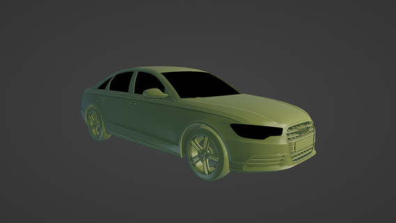 audi a6 quattro sedan Various 3d printing automotive car model digital fabrication additive manufacturing rapid prototyping engineering technology design product development industrial cad stl enthusiasts industry luxury cars 3d print model - Mito3D