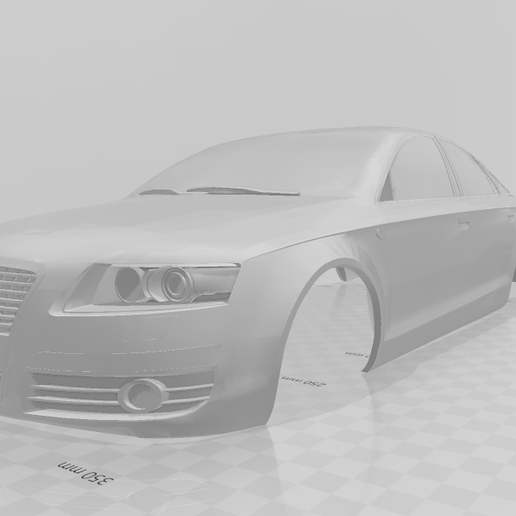 audi a6 rc body game shell tamiya carson hsp himoto car 3D print model - Mito3D