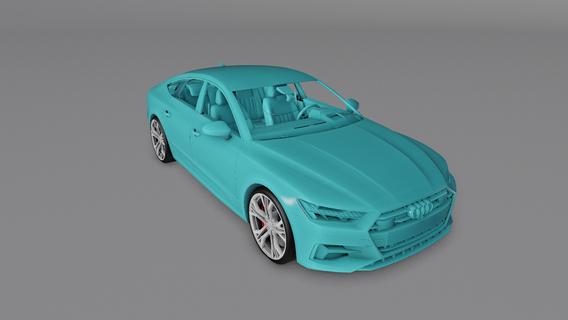 audi a7 2020 vari 2021 2022 sportback macchina premio Tedesco realistico raggio veloce rc stampabile sport lusso 3d print model - Mito3D