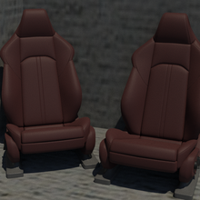 audi a7 seat art s7 quattro winter mega seats leather burn 3d print model - Mito3D