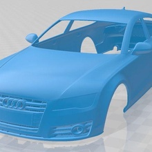 audi a7 sportback 2011 imprimible cuerpo coche vehiculo juego espacio scalextric Tamiya rc miniz pasatiempo micro 3d print model - Mito3D