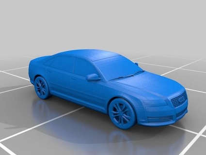audi a8 cars audi a8 tunning detail cars  3d print model - Mito3D