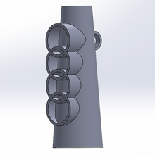 audi bong mouthpiece gadget bongs bmw hose smoking water pipe 3d print model - Mito3D