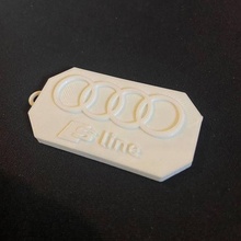 Audi anahtarlık gadget anahtar zincirler Zincir rs 3d print model - Mito3D