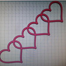 audi logo 4 coeur divers audilove l'amour cœur audiheart voiture 3d print model - Mito3D