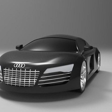 audi r8 modelv1 divers jouet la réplique catia v5 voiture de l'automobile 3d 3d print model - Mito3D