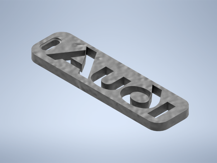 audi old + new logo emblem keychain keyring key fashion design 3d print model - Mito3D