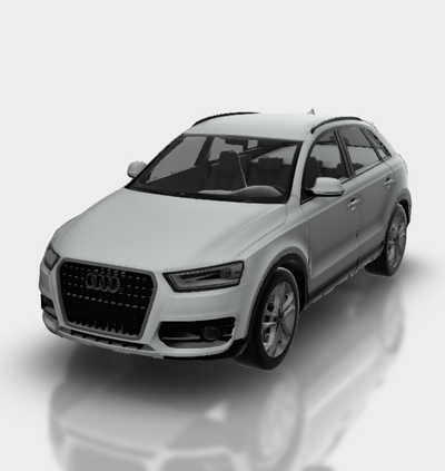 audi q3 2014 home automobile car vehicle rally race sports derby supercar gt 3d print model - Mito3D