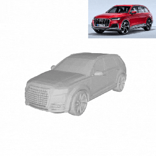 Audi q7 oyun 3d print model - Mito3D