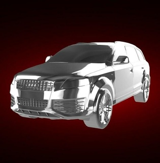 audi q7 2010 Home suv automobile car vehicle rally race sports derby supercar gt 3d print model - Mito3D