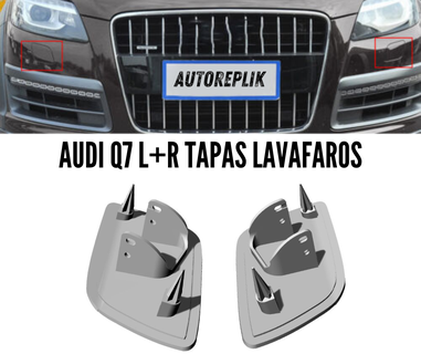 audi q7 headlight washer cover cap left right 3d print model - Mito3D
