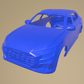 audi q8 printable car body 3d print model - Mito3D