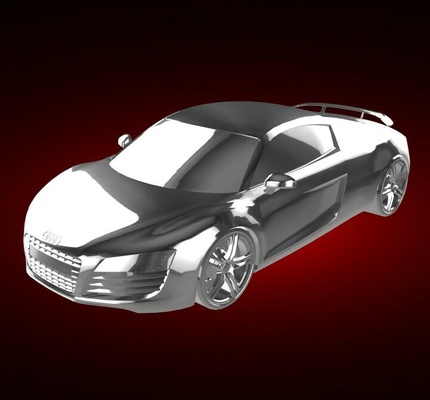 audi r8 rs v10 voiture véhicule rallier course sports derby supercar gt 3d print model - Mito3D