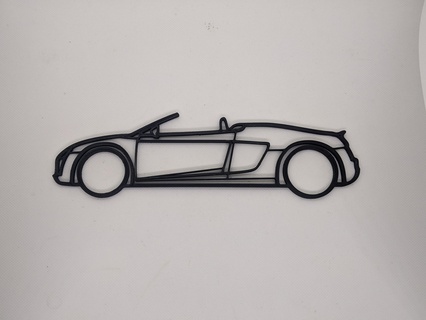 Audi r8 örümcek duvar dekor Sanat r_ a3 a4 rs6 a6 tt Quattro Roadster çevrilebilir otomotiv araba dekorasyon garaj 3d print model - Mito3D
