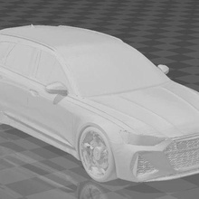 audi rs 6 juego rs6 coche vehiculo 3d print model - Mito3D