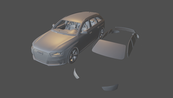 Audi rs6 avant rs 6 spor 2022 sırt suv araba araç 2023 2021 2020 yeni 3d oyuncak yazdırılabilir model 3d print model - Mito3D
