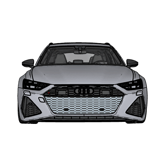 audi rs6 avant supercar auto cars car motorsport suvs traffic police crossovers rally sedans tuning derby races prototype 3D print model - Mito3D