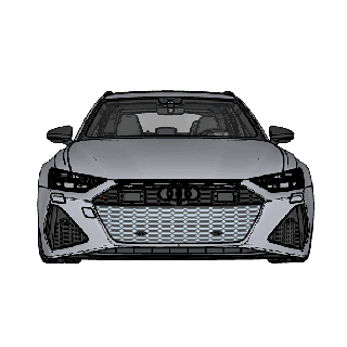 Audi rs6 avant süper araba Oto arabalar motor sporları SUV 39 lar trafik polis geçitler ralli Sedanlar ayarlama derbi yarışlar prototip 3d print model - Mito3D