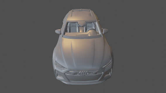 audi rs7 rs 7 sport 2022 sportsback sedan car vehicle 2023 2021 2020 new 3d toy printable model 3d print model - Mito3D