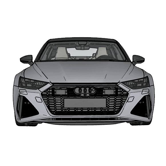 audi rs7 r supercar auto cars car motorsport suvs traffic police crossovers rally sedans tuning derby races prototype 3D print model - Mito3D