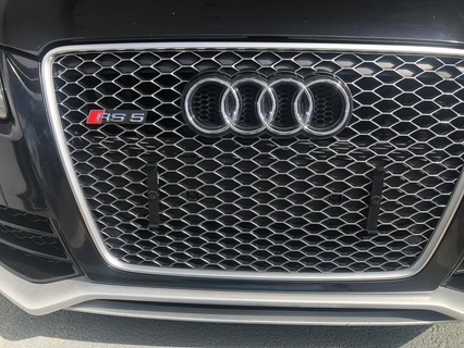 Audi rs lisans tabak Kulp destek kayıt 3d print model - Mito3D