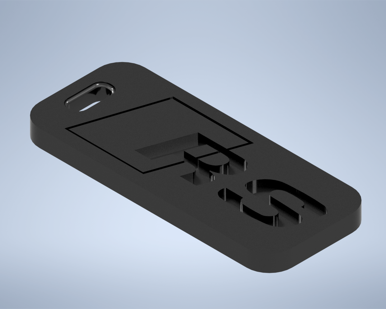 audi rs logotipo emblema chaveiro chave moda Projeto 3D print model - Mito3D