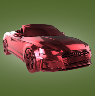 audi s5 cabrio cabriolete automobile car vehicle rally race sports derby turbo top speed 3d print model - Mito3D