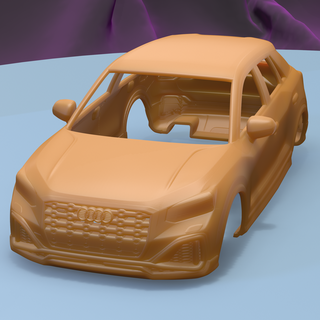 Audi sq2 2020 1 24 yazdırılabilir araba vücut yuva ölçülü Tamiya rc miniz kontrol tarayıcı Ninco Kyosho scx eksenel 3d print model - Mito3D