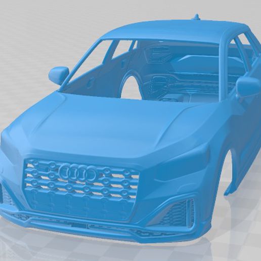 audi sq2 2020 imprimible cuerpo coche vehiculo juego espacio scalextric Tamiya rc miniz pasatiempo micro 3D print model - Mito3D